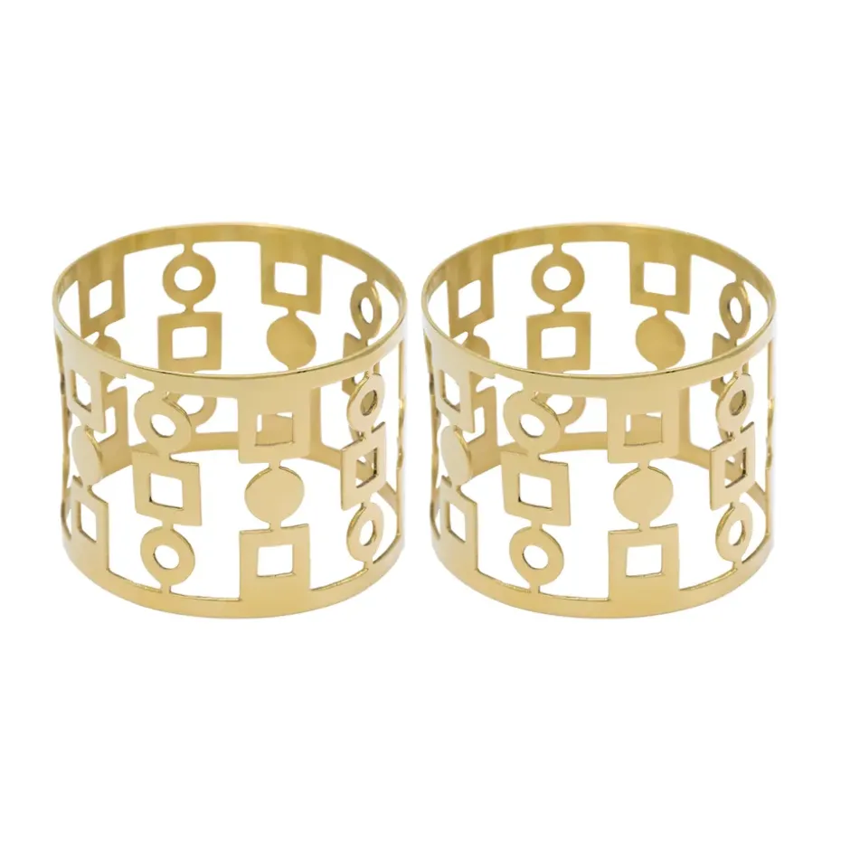 2 Anillos servilleteros Anima, Latón