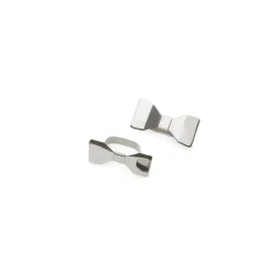 2 Anillos servilleteros Bowie, Acero inoxidable