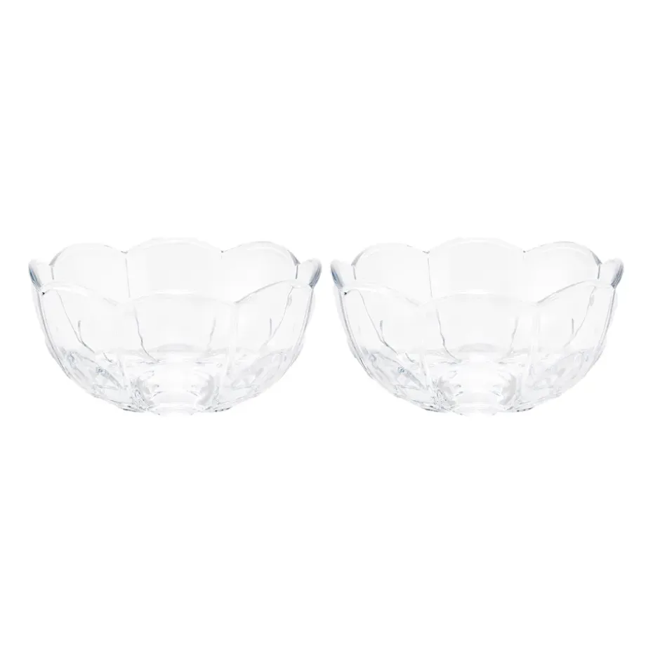 2 Boles Lily Ø13 cm, transparente