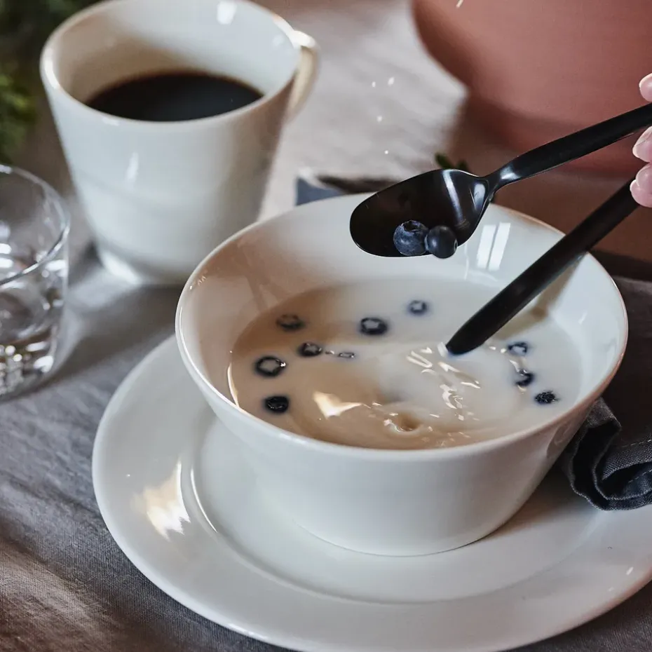 4 Boles para desayuno Kalk 60 cl, blanco