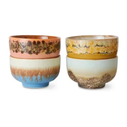 4 Boles 70's Ø13,5 cm, Seabreeze