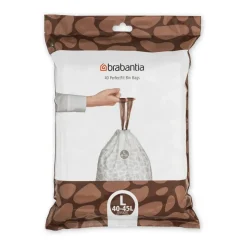 40 Bolsas de basura Brabantia PerfectFit, 40-45 L