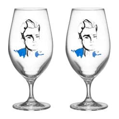 2 Copas de cerveza All about you 40 cl, Celebrate him