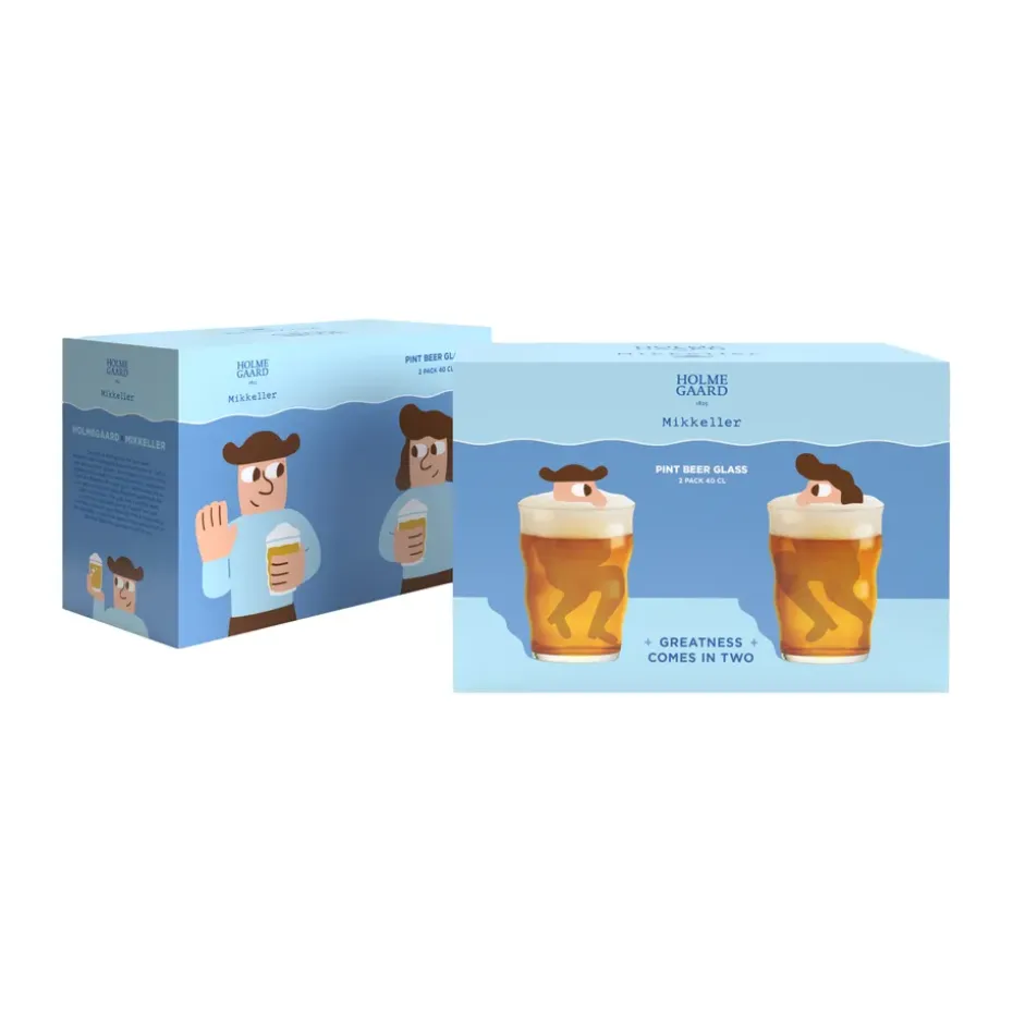 2 Copas de cerveza Mikkeller pint, 40 cl
