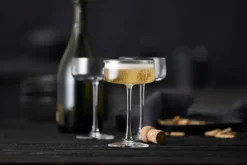 4 Copas de champagne coupe Zero 26 cl, Cristal