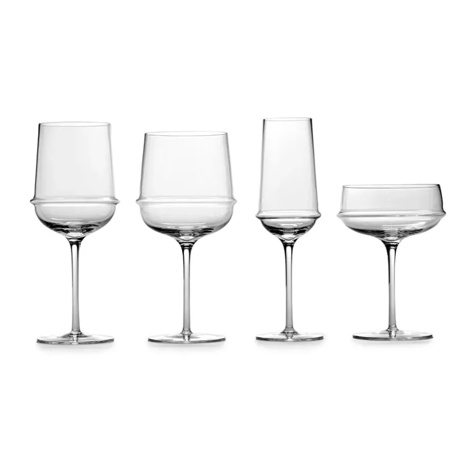 4 copas de champagne Dune 28 cl, Clear