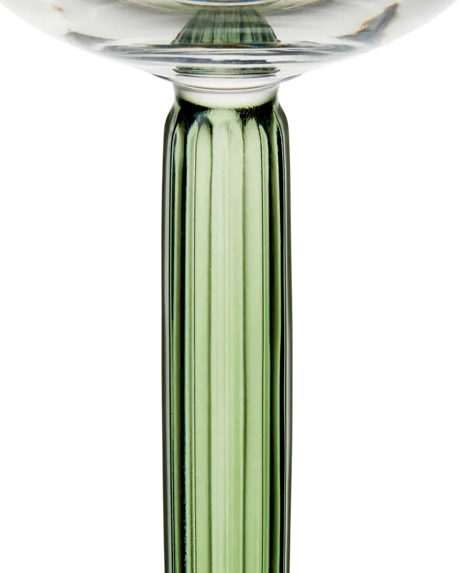 2 Copas de champagne Hammershøi 24 cl, verde