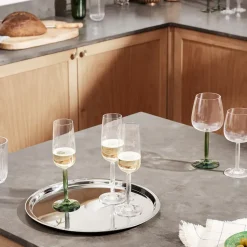 2 Copas de champagne Hammershøi 24 cl, verde