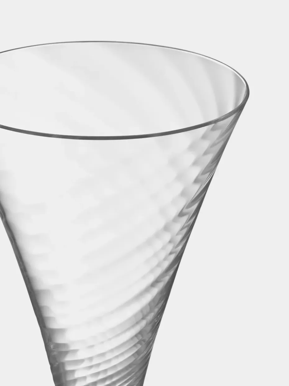 4 Copas de champagne Helena 25 cl, Transparente