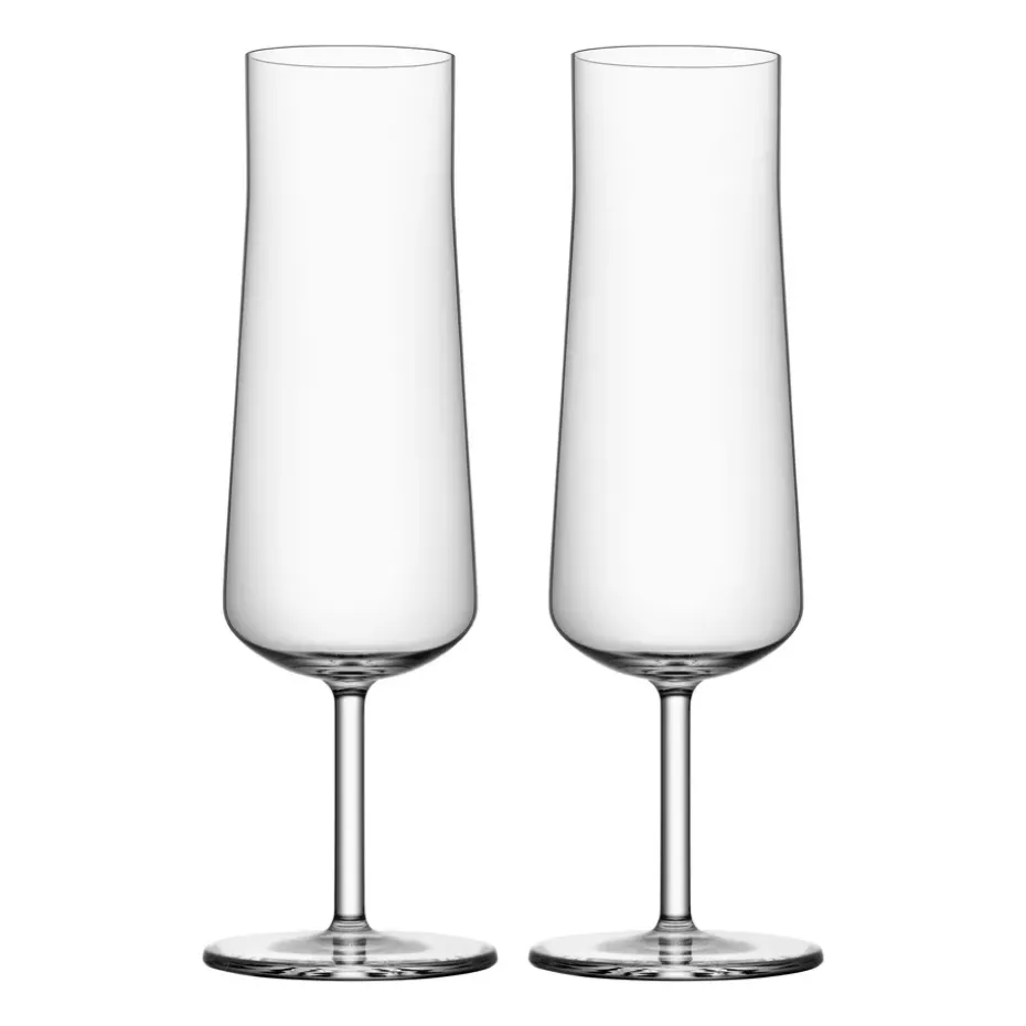 2 Copas de champagne Informal 22 cl, transparente