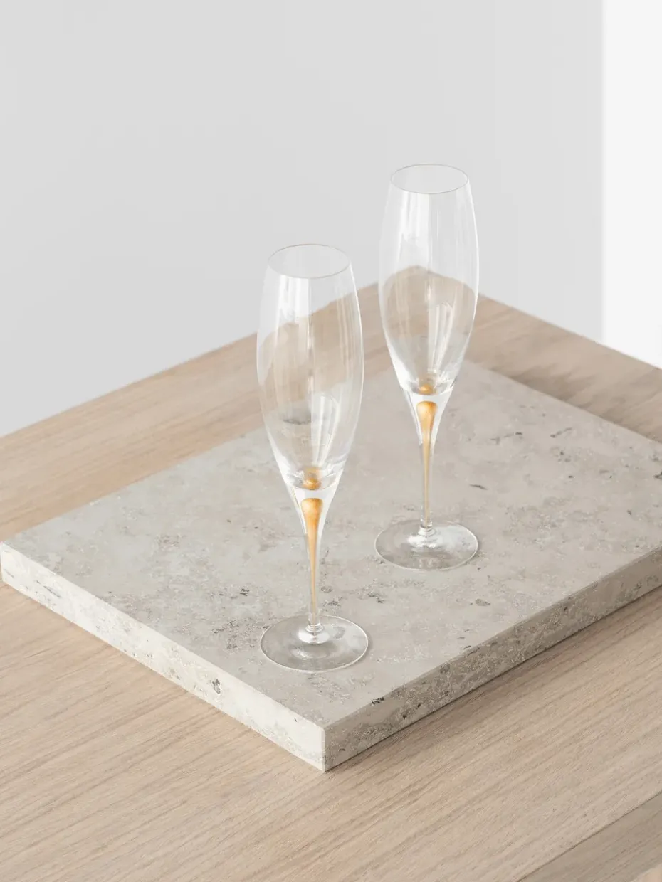 2 Copas de champagne Intermezzo 26 cl, Dorado