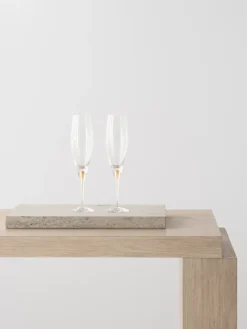 2 Copas de champagne Intermezzo 26 cl, Dorado