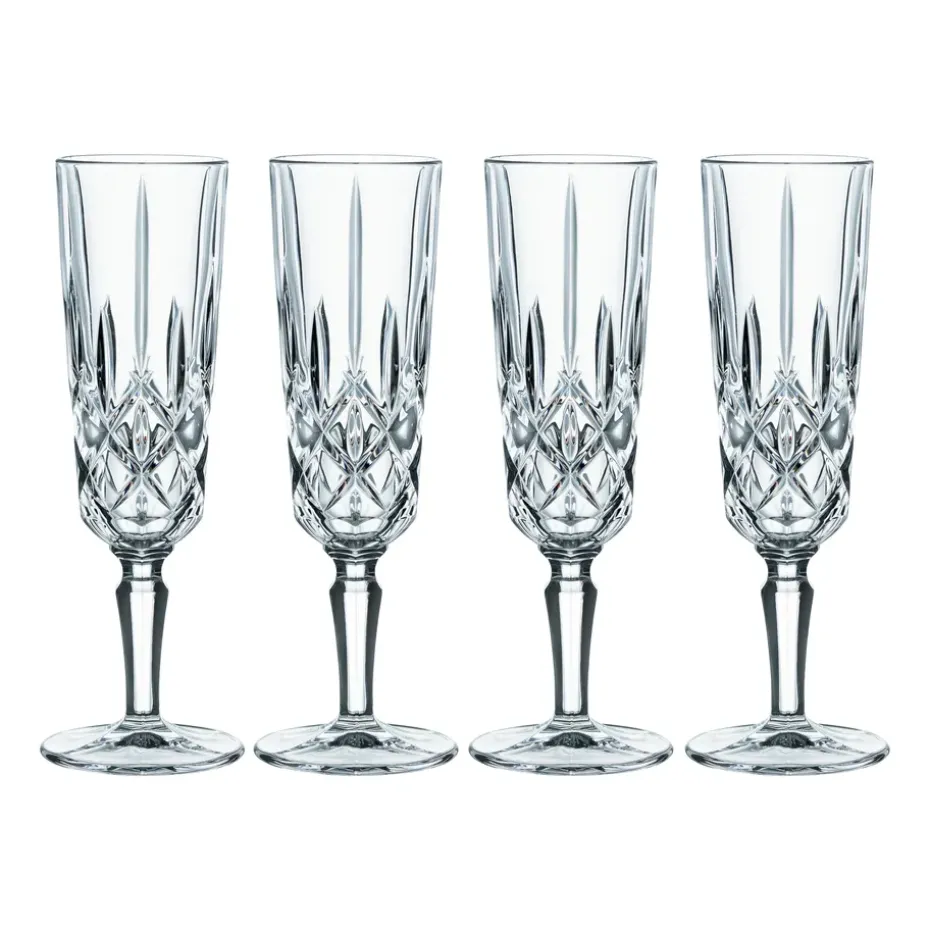4 Copas de champagne Noblesse 15,5 cl, transparente
