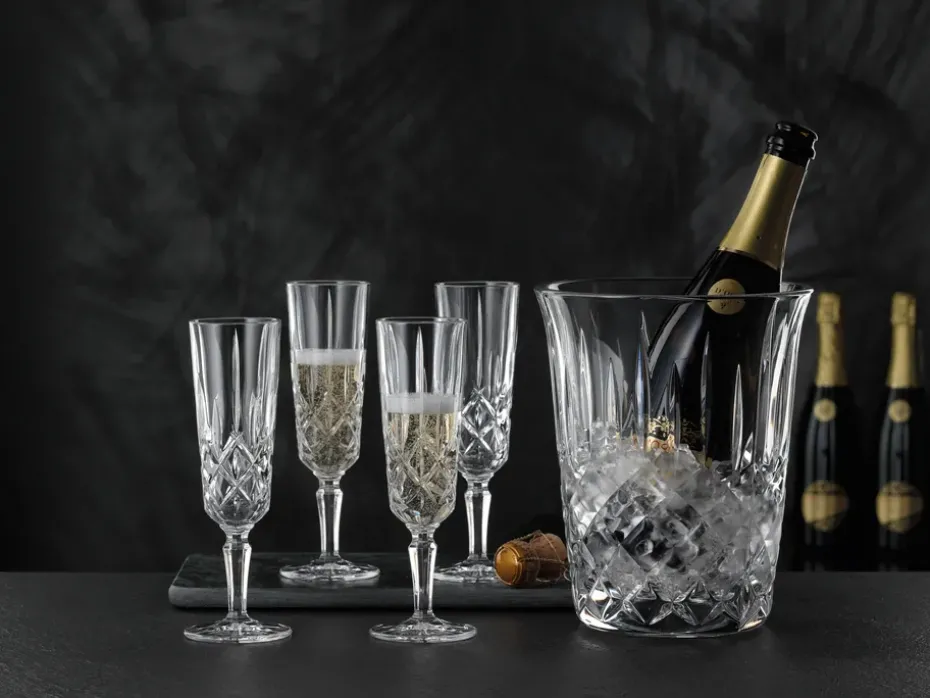 4 Copas de champagne Noblesse 15,5 cl, transparente