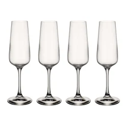 4 Copas de champagne Ovid, set de 4