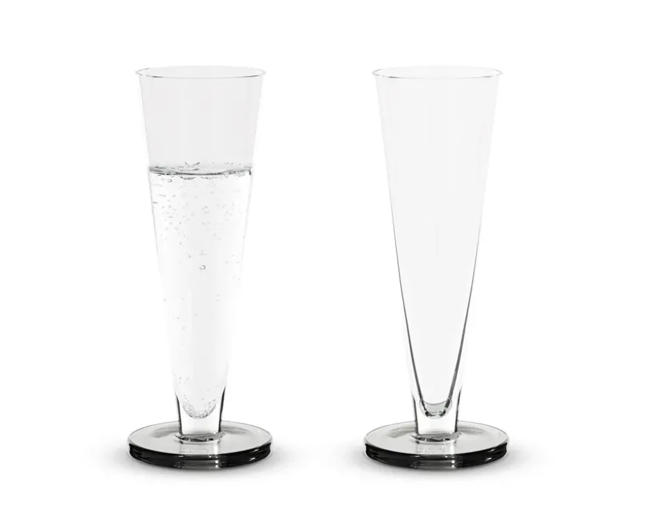 2 Copas de champagne Puck 12,5 cl, Transparente