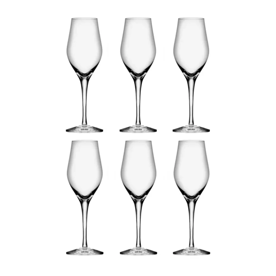 6 Copas de champagne Sense 25,5 cl, Transparente