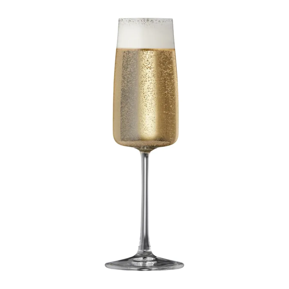 4 Copas de champagne Zero 30 cl, Cristal