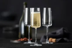 4 Copas de champagne Zero 30 cl, Cristal