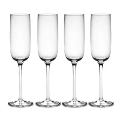 4 Copas de champán alargadas Passe-Partout 15 cl, transparente