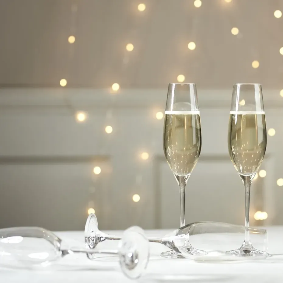 4 Copas de champán Karlevi, 21 cl