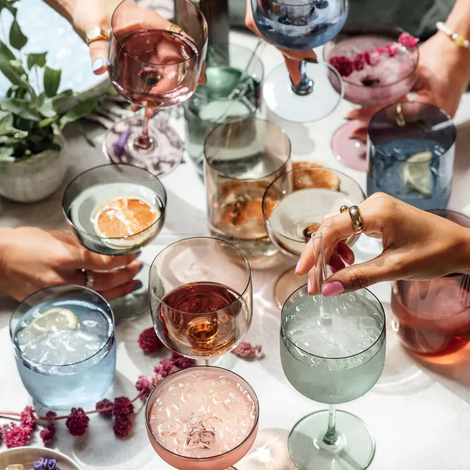 2 Copas de champán Like coupe 10 cl, Clay