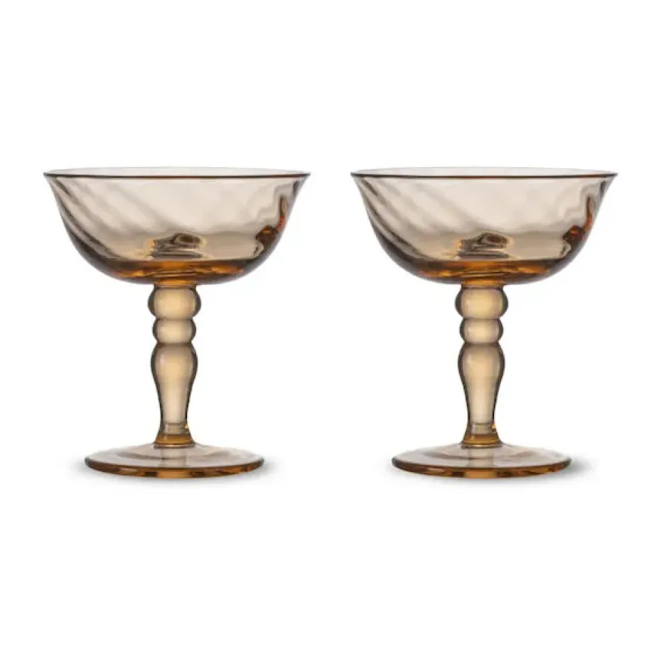 2 Copas de prosecco Opacity 15 cl, Melocotón