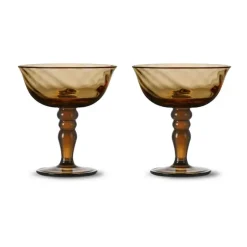 2 Copas de prosecco Opacity 15 cl, Marrón