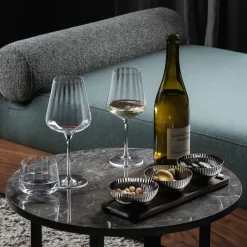 6 Copas de vino blanco Bernadotte, Cristalino