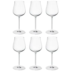 6 Copas de vino blanco Sky 35 cl, Cristalino