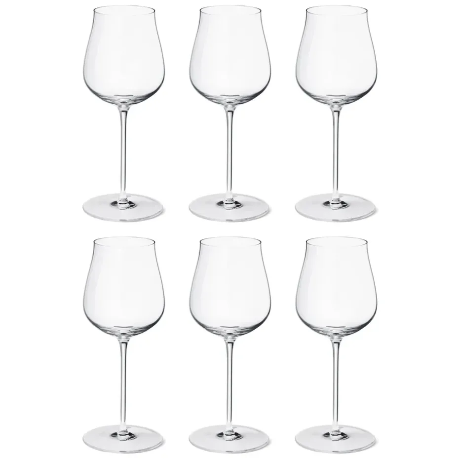 6 Copas de vino blanco Sky 35 cl, Cristalino