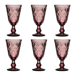 6 Copas de vino Lyonnais 23 cl, Amatista