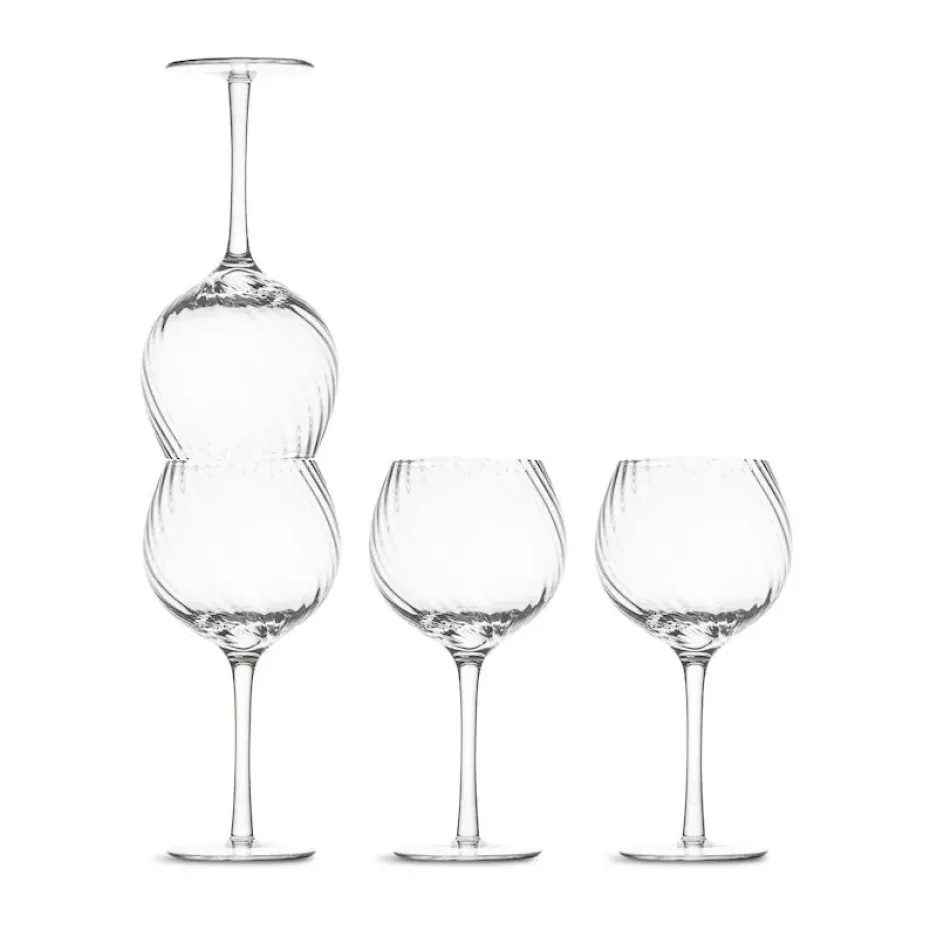4 Copas de vino Opacity 47 cl, Transparente
