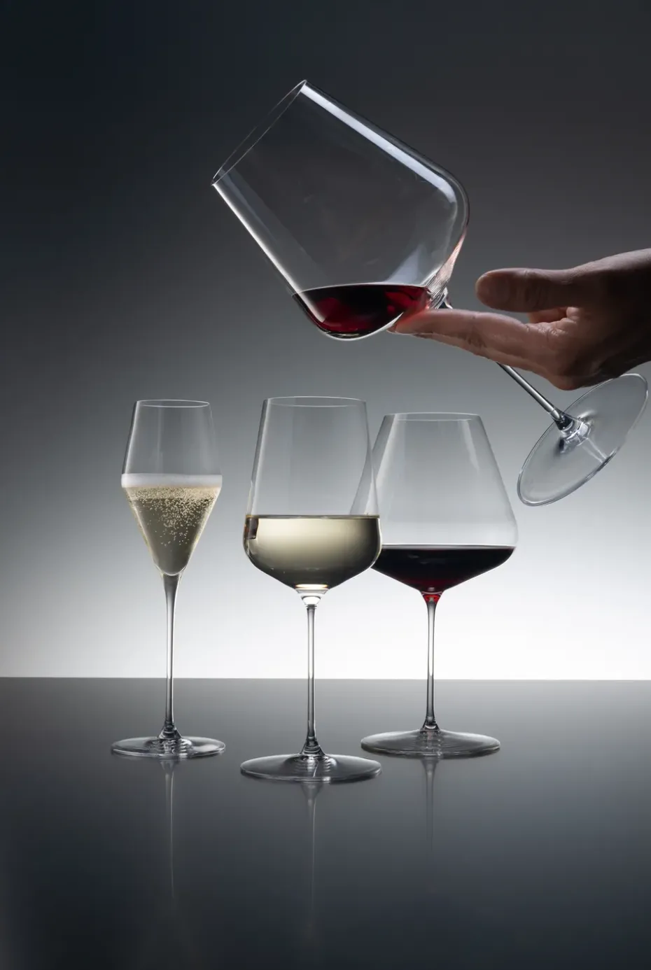 2 Copas de vino tinto Bordeaux Definition 75 cl, transparente