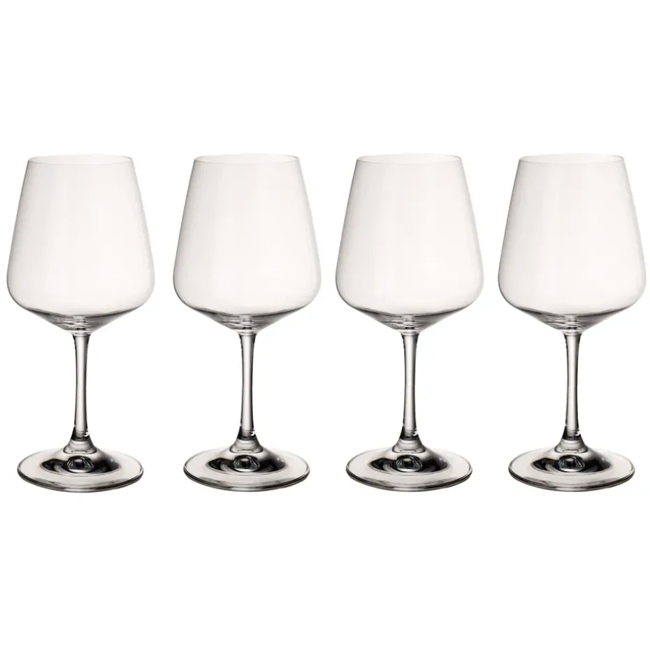 4 Copas de vino tinto Ovid, set de 4