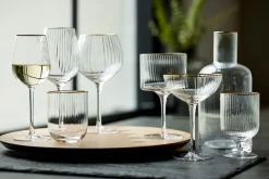 4 Copas gin tonic Palermo Gold 32 cl, Transparente-oro