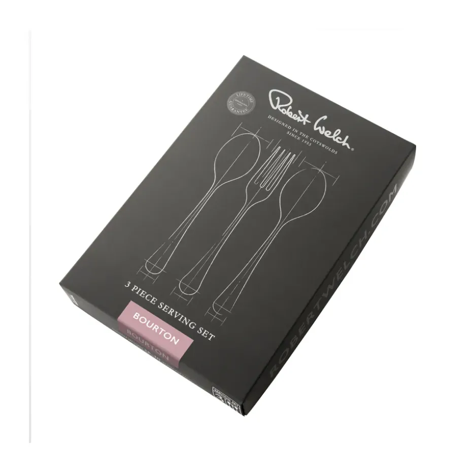 3 Cubiertos de servir Bourton Bright, acero inoxidable