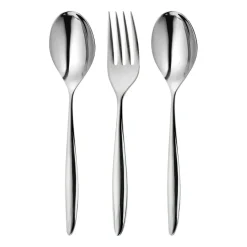 3 Cubiertos de servir Hidcote Bright, Acero inoxidable
