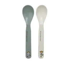 2 Cuchara Pippi Cirkus, Verde-blanco