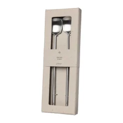 2 Cucharas alargadas Ernst, Acero inoxidable