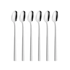 6 Cucharas alargadas para bebidas Zwilling Dinner, acero inoxidable