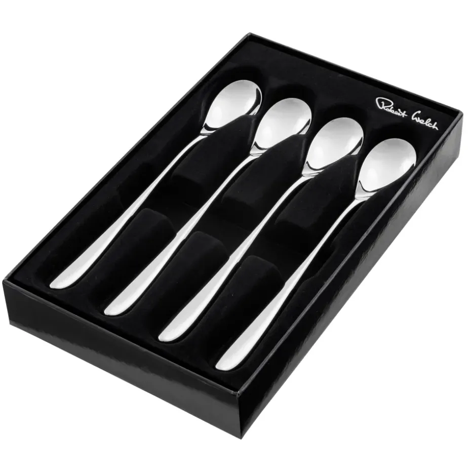 4 Cucharas de café con leche Bourton Bright, acero inoxidable