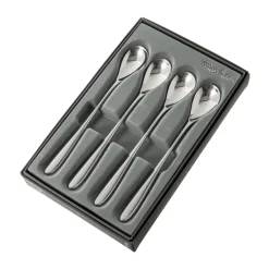 4 Cucharas de café con leche Bourton Bright, acero inoxidable