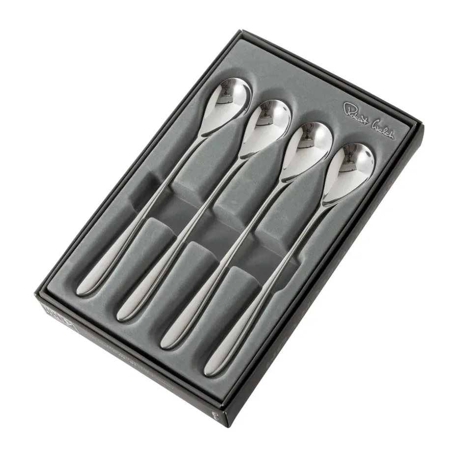 4 Cucharas de café con leche Bourton Bright, acero inoxidable