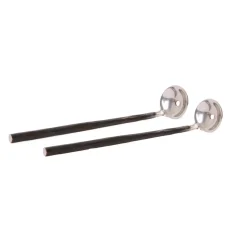 2 Cucharas de olivas Ørskov Lava, acero inoxidable