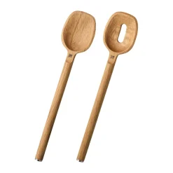 2 Cucharas Norden, Roble-acero inoxidable