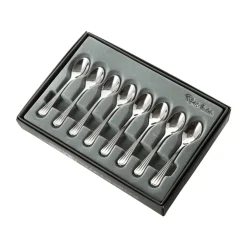 8 Cucharillas de café Palm Bright, acero inoxidable