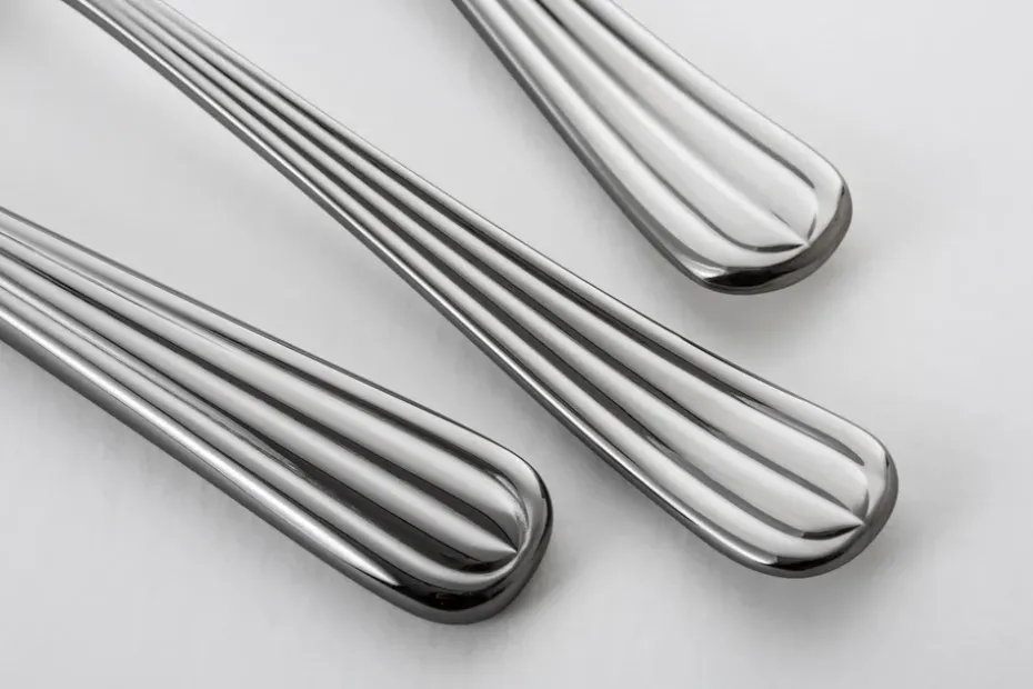 8 Cucharillas de café Palm Bright, acero inoxidable