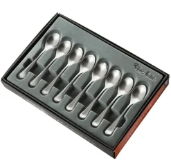 8 Cucharillas de café Radford mate, acero inoxidable