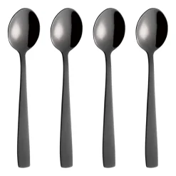 4 Cucharillas de café Raw, negro